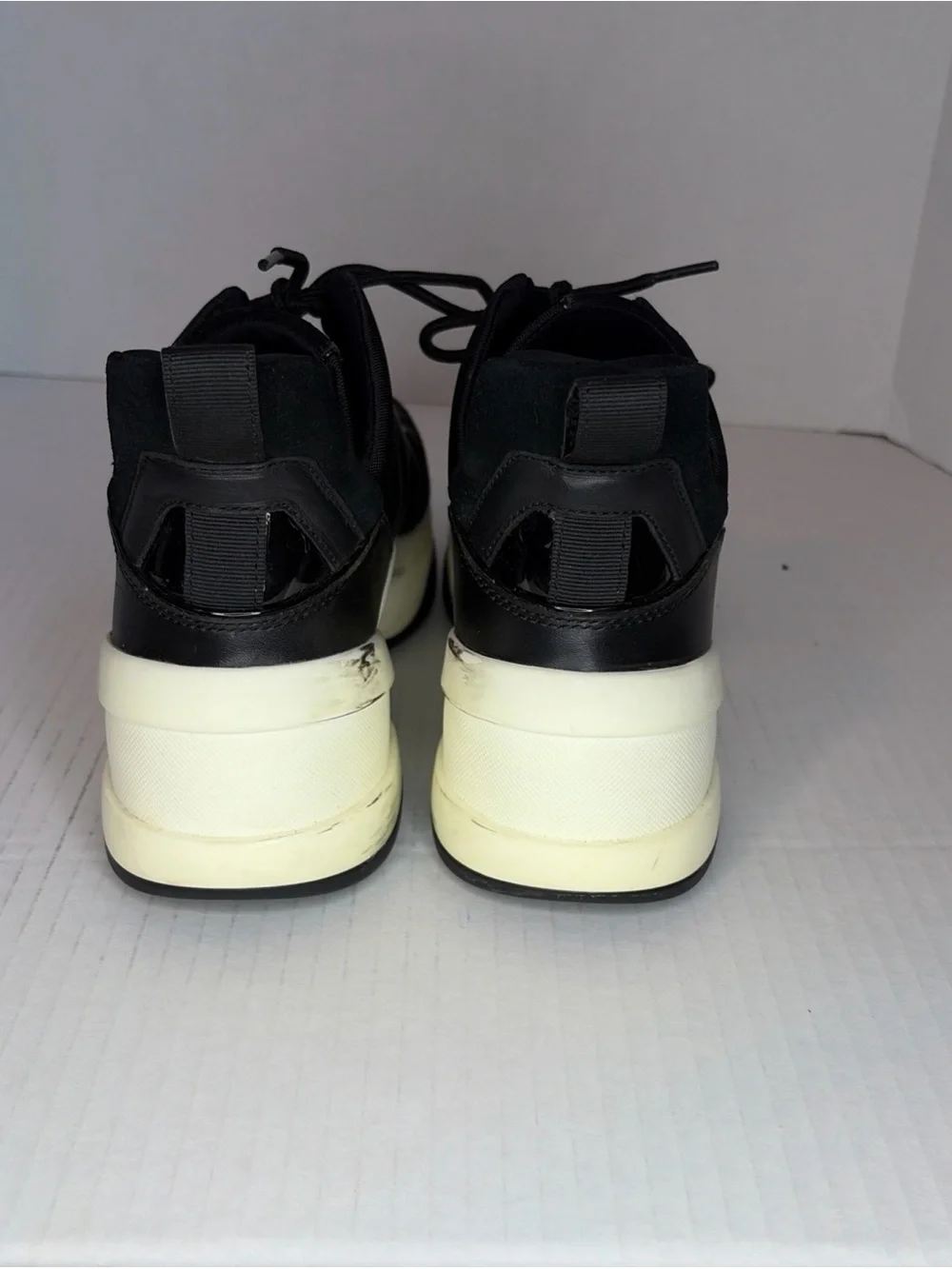 Michael Kors Olympia Extreme Trainers Black Sneakers Womens size 10